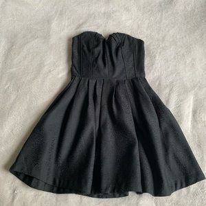 Vintage XXI black strapless dress
